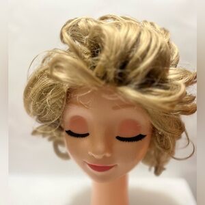 Blonde Big Curls Wig NEW Human hair Blend